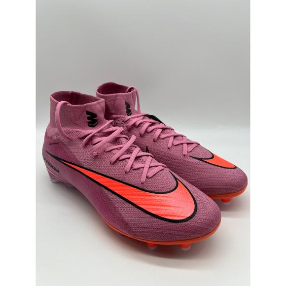 Nike Mercurial Superfly 10 Elite AG Men Size 10 Flamingo Cleat FQ8339-600 New main image 8